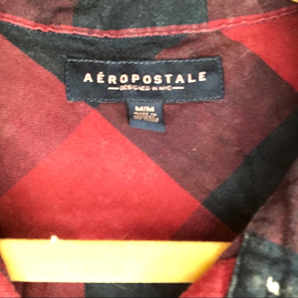 AEROPOSTALE Plaid Top - Picture 3 of 3